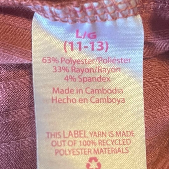 NO boundaries salmon pink stretchy ribbed wide leg pants - Picture 8 of 10